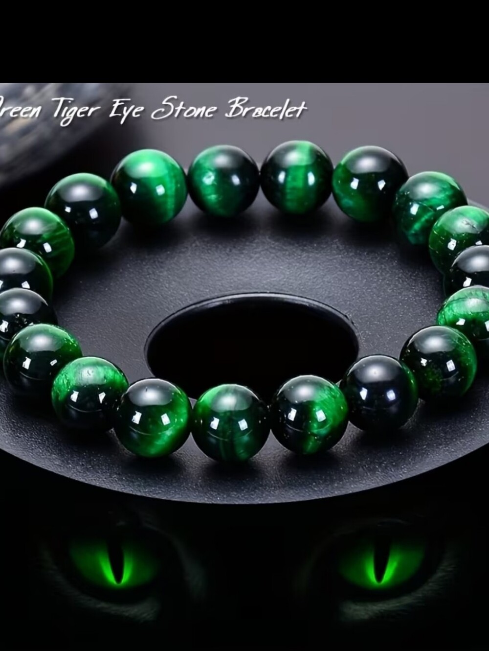 Blue Tiger Eye Beaded Bracelet